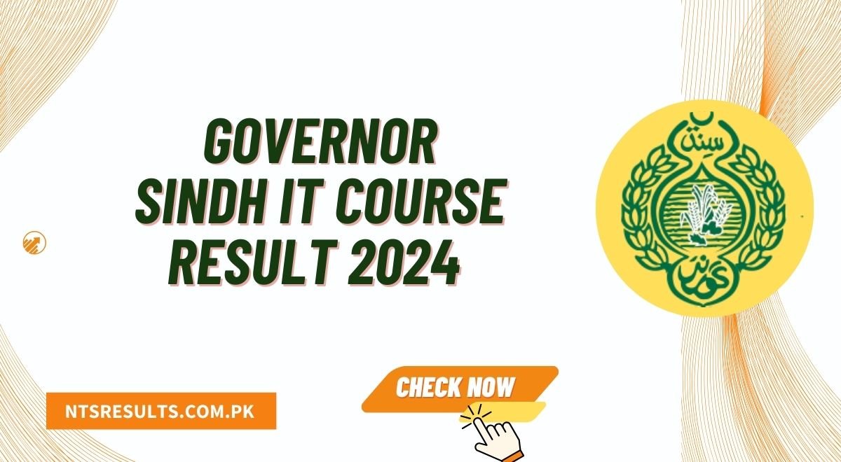 Governor Sindh IT Course Result 2024 Check Online Merit List