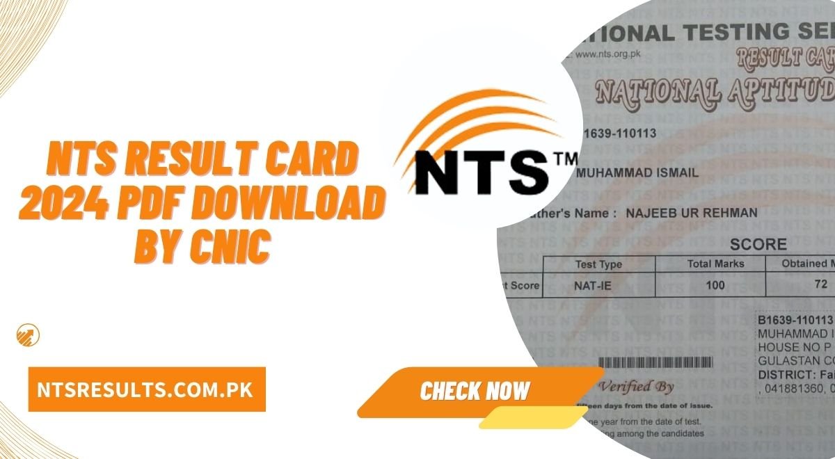 NTS Result Card 2024 PDF Download