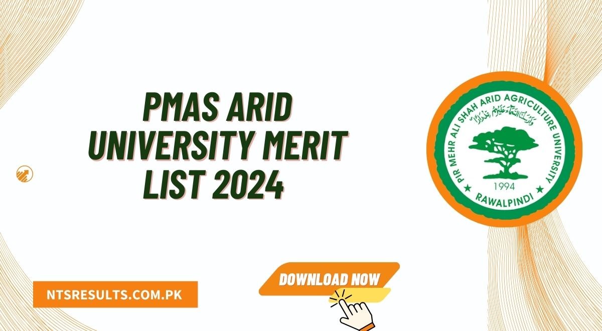 PMAS AAUR Merit List 2024 Download Arid University