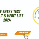 GCUF Entry Test Result & Merit List 2024 Download