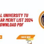 Thal University TU Bhakkar Merit List 2024 Download PDF