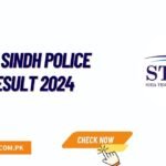 STS Sindh Police Written Test Result 2024 Announced